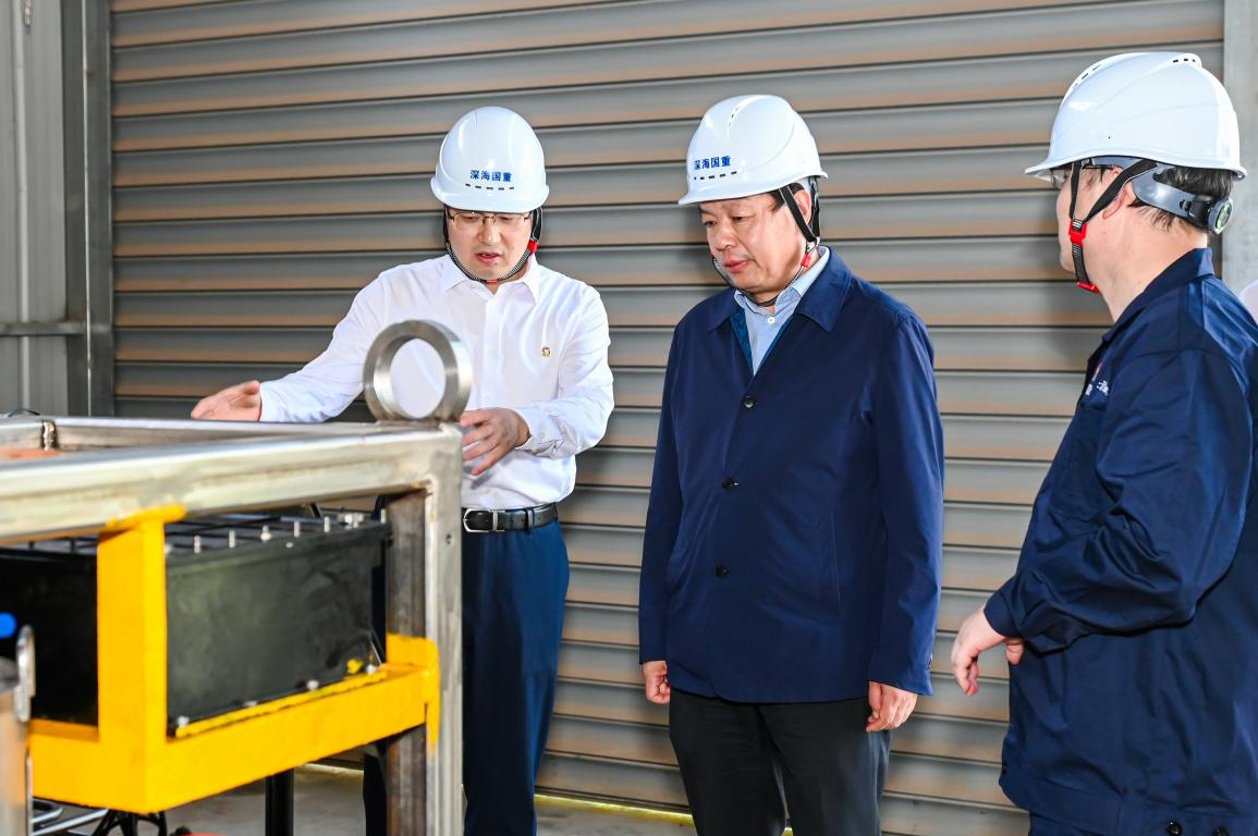 陳得信到湖南調(diào)研所屬企業(yè)